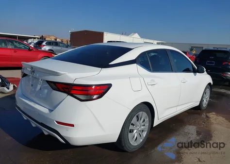 2022 Nissan Sentra S Xtronic Cvt z USA, uszkodzony, nr VIN 3N1AB8BV4NY284741